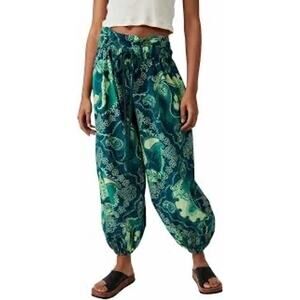 MSRP 110 NWOT Free People paisley print balloon pants Size XS-S | SAME DAY SHIP